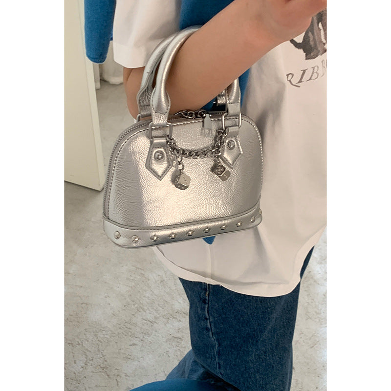 Wholesale Champagne gold shell bag fashionable shoulder crossbody bag