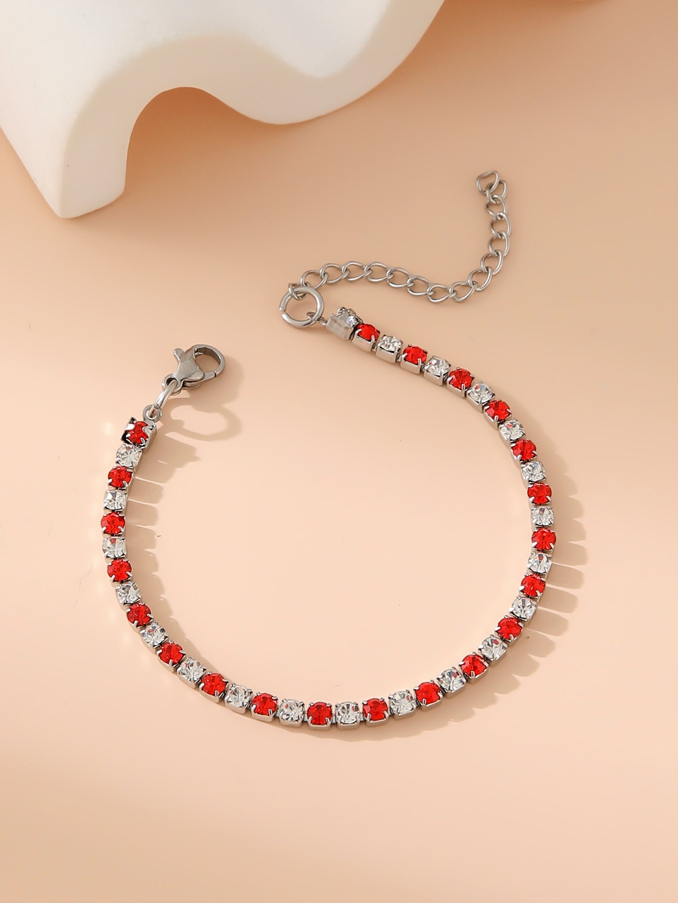 Wholesale Stainless steel zircon diamond cool style bracelet