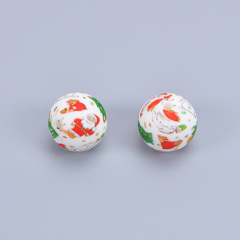 Wholesale 100pcs/pack Chewable Colorful DIY 12MM Silicone Beads