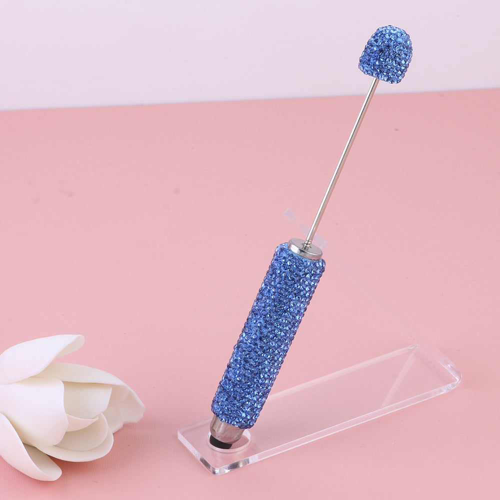 Wholesale  Live Hot Selling Color Touch Screen Pen Drill Pen Ceramic Mud Full Diamond Beaded Pen DIY Beaded Ballpoint Pen Heavy Industry Pen