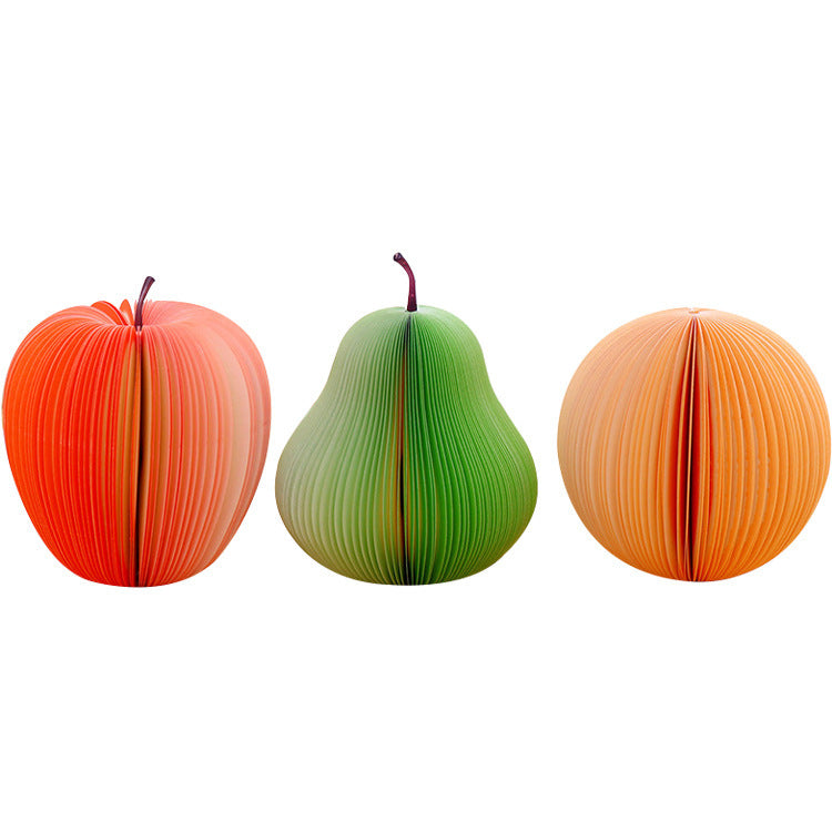 Wholesale Creative fruit shape 3D apple notepad