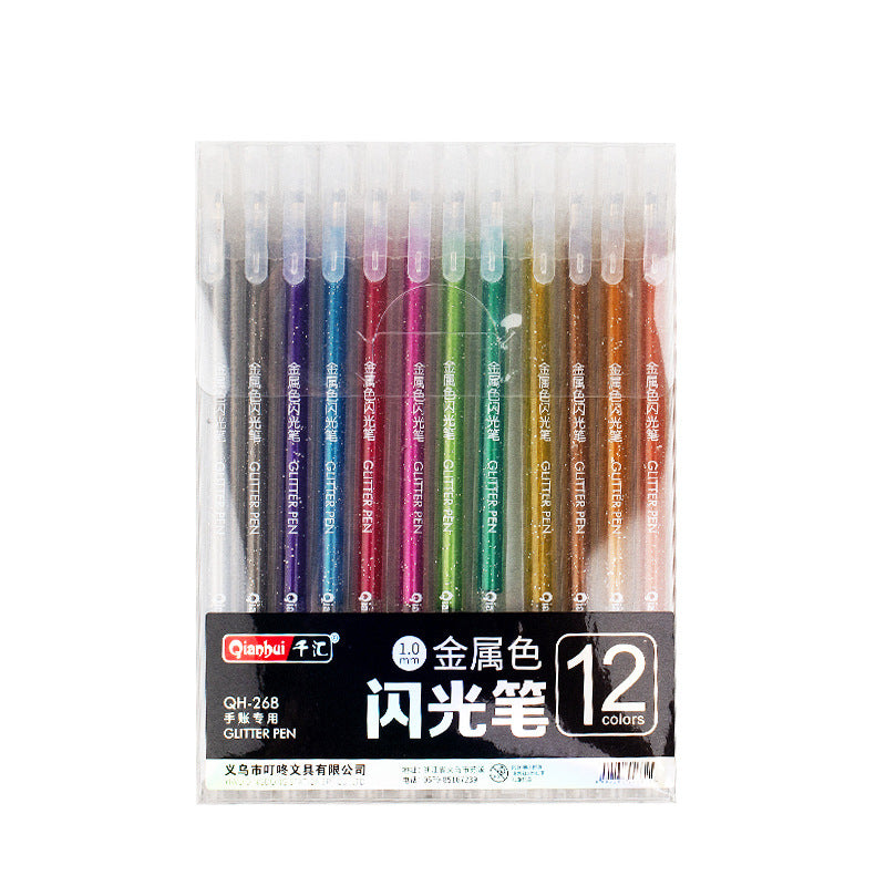 Wholesale Colorful Glitter Color Changing Gel Marker Highlighter Pen