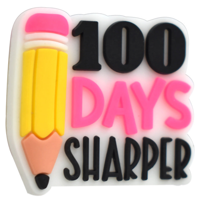 Wholesale Random 100pcs Cartoon School Loose Beads High Value  Focal Beads