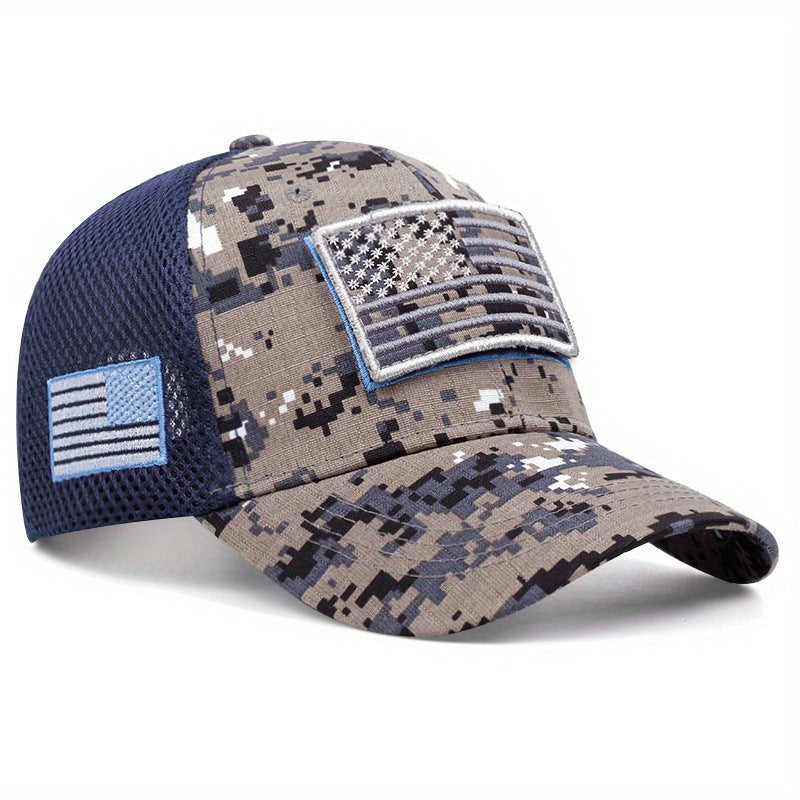 Wholesale fashion fishing hat summer camouflage men's and women's hat camouflage baseball cap mesh hat sports hat