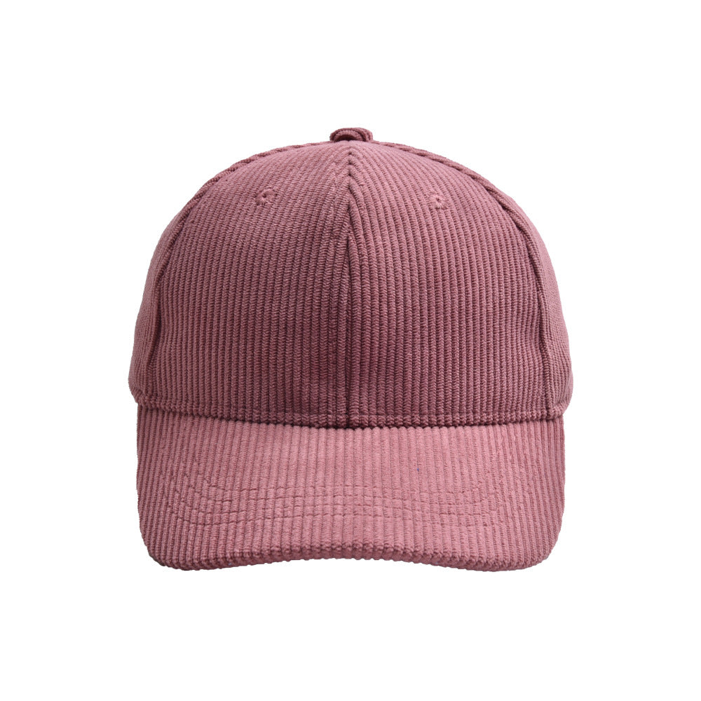 Wholesale outdoor warm windproof casual solid color parent-child peaked cap