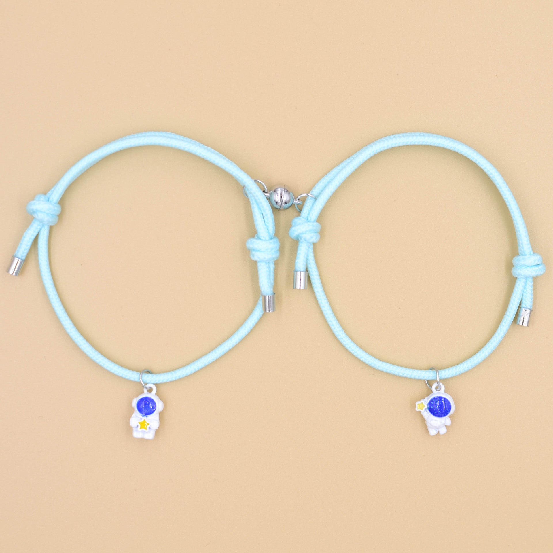 Wholesale Colorful astronaut couple commemorative bracelet