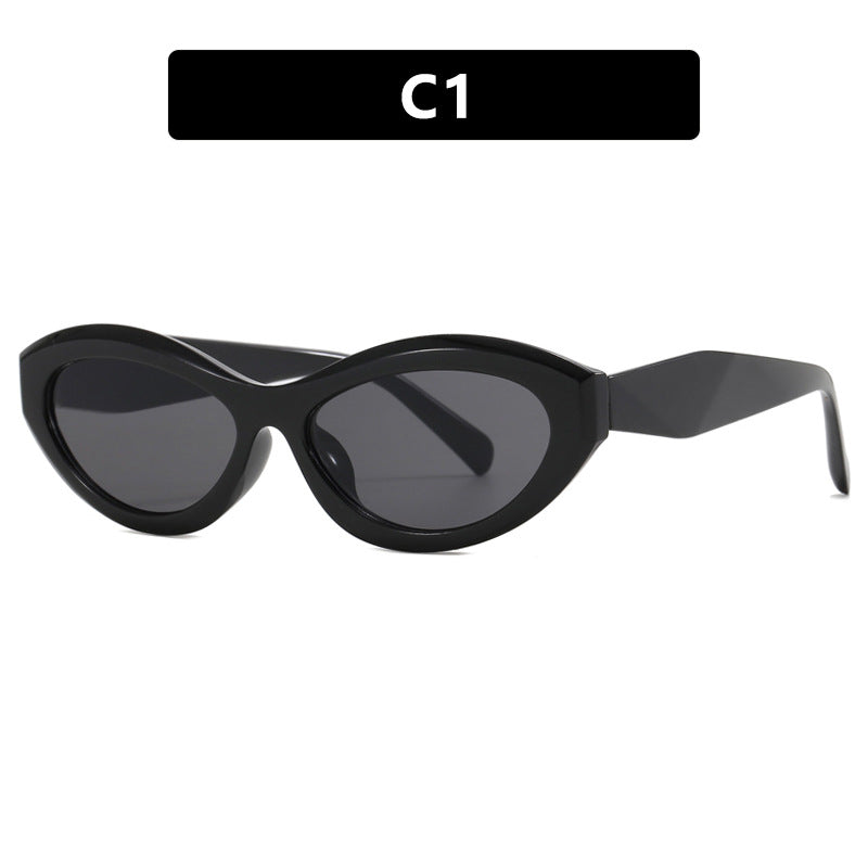 Wholesale Elliptical Small Frame PC Sunglasses