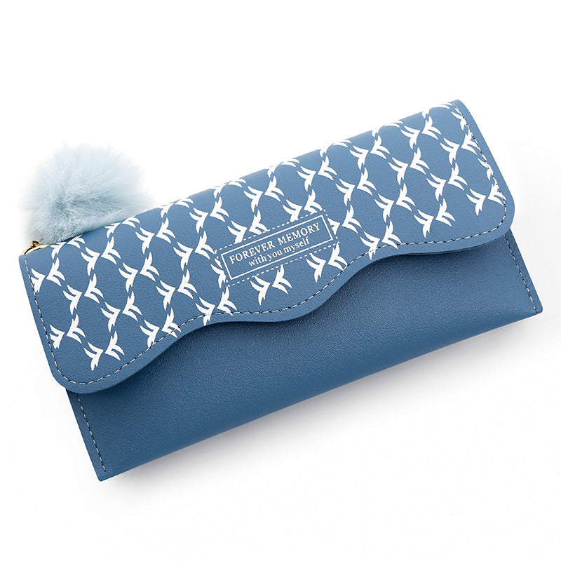 Patrón geométrico de PU al por mayor billetera larga