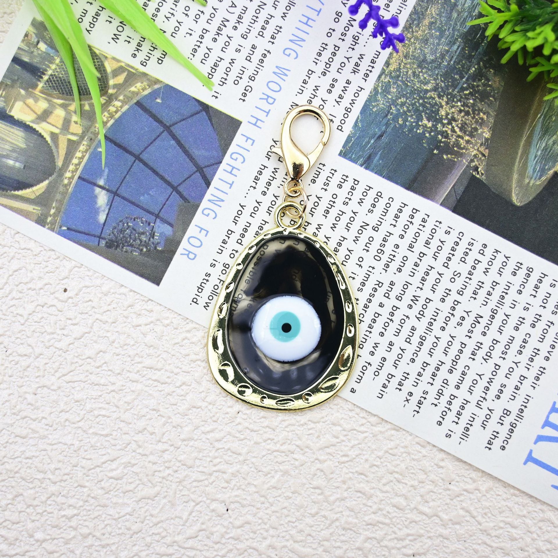 Wholesale Devil' s Eye Hand Bag Pendant Blue Eye Keychain