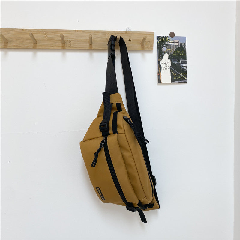 Wholesale Simple chest bag sports student women's single shoulder bag versatile crossbody bag casual waist bag