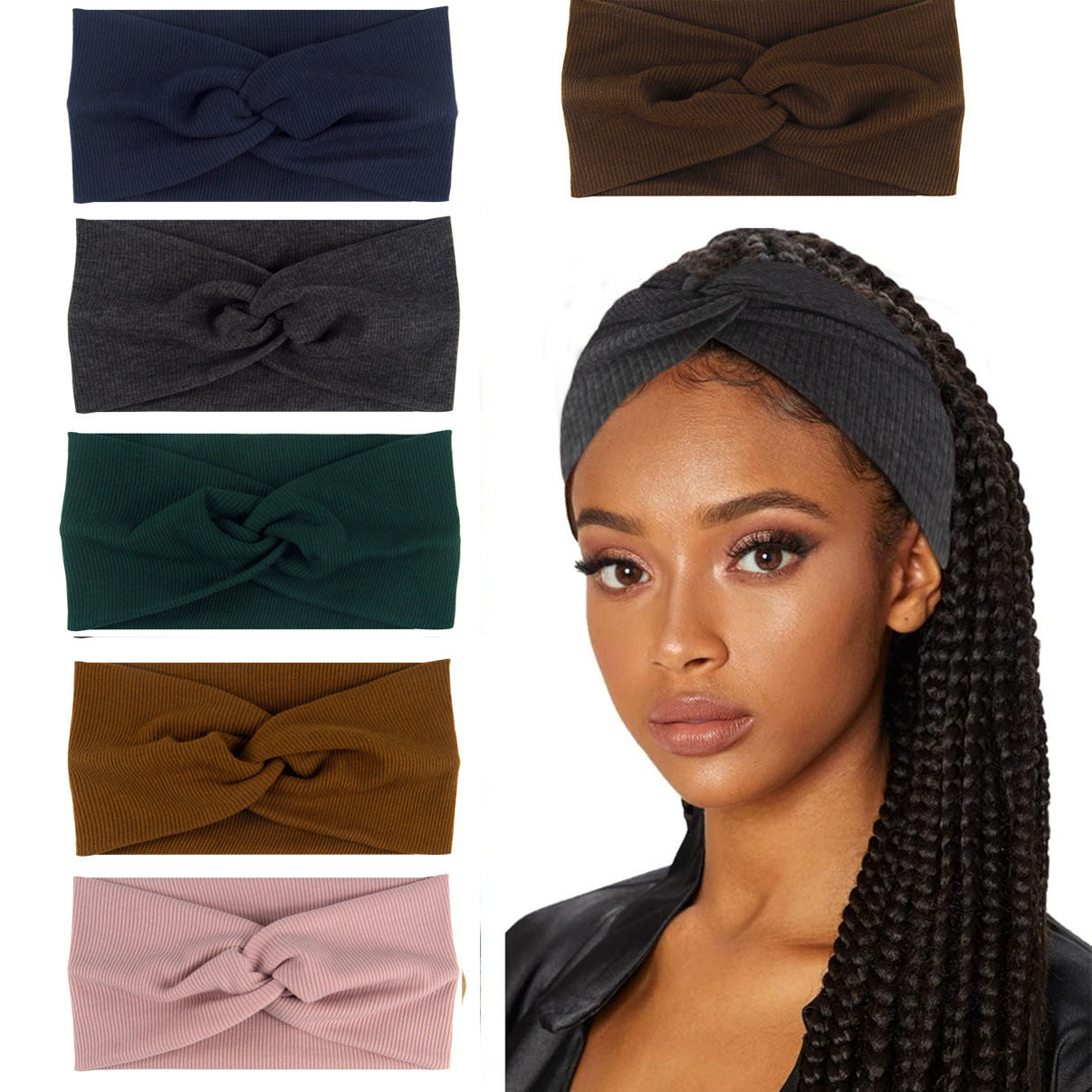 Wholesale hairband thread cotton cross hair band yoga hair band Sports elastic headband ladies