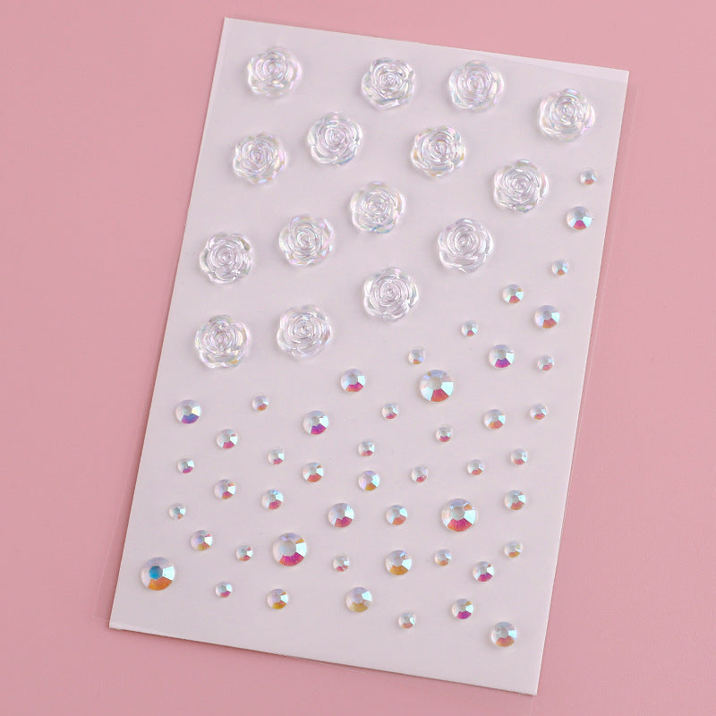 Wholesale Acrylic AB Butterfly Beauty and Eye Makeup Stickers