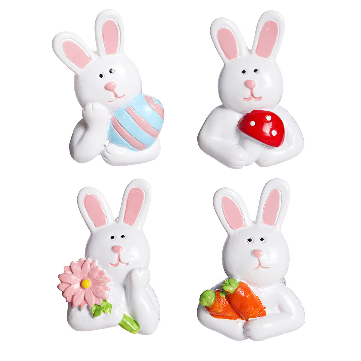 Wholesale Easter Decorations Mini Easter Bunny Easter Egg Fridge Magnet