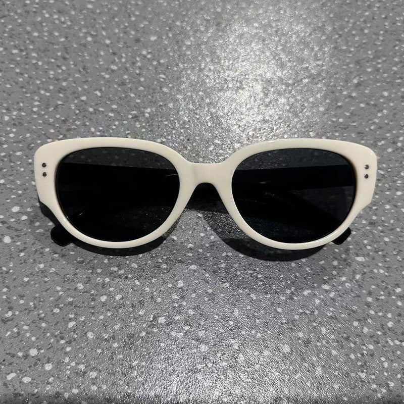 Wholesale Cat Eye Rice Nail PC Sunglasses