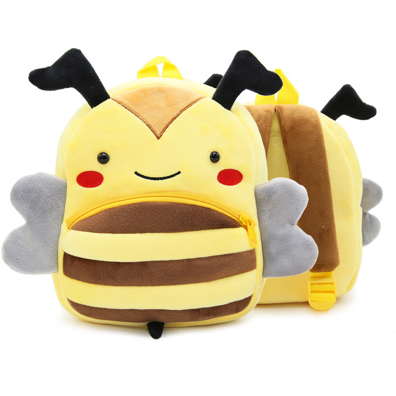 Wholesale Plush Cartoon Animal Kids Backpack