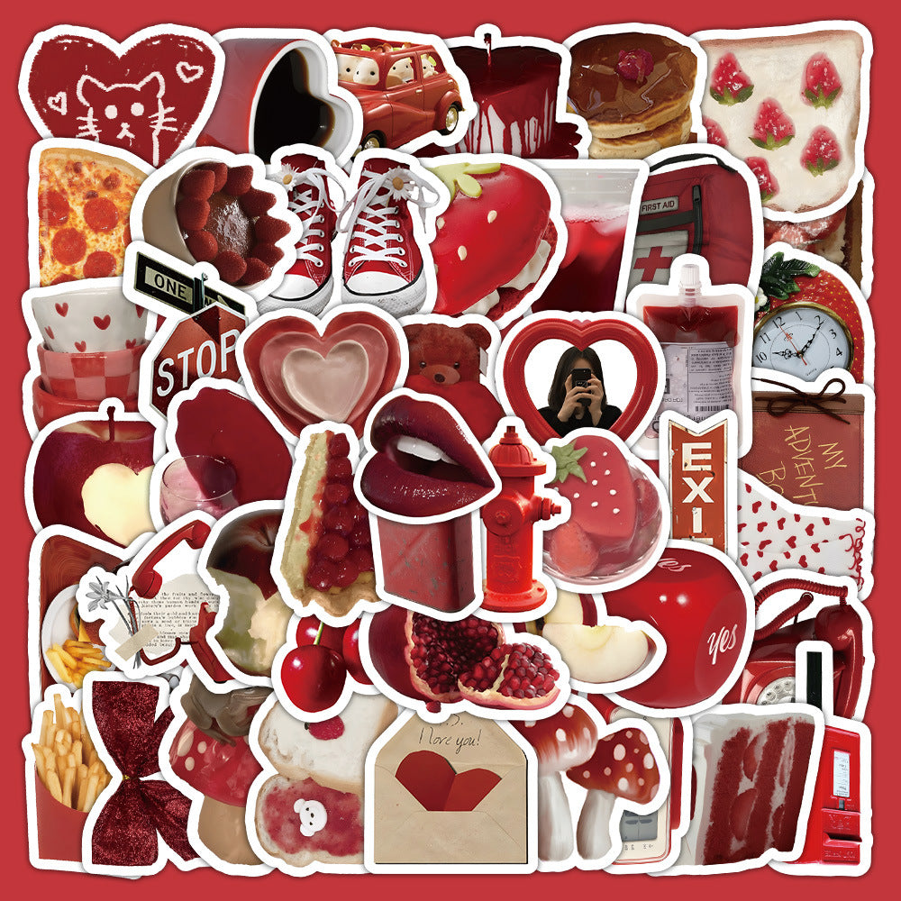 Wholesale 100 Cute Cartoon Colorful Graffiti Small Stickers Waterproof Vinyl Stickers