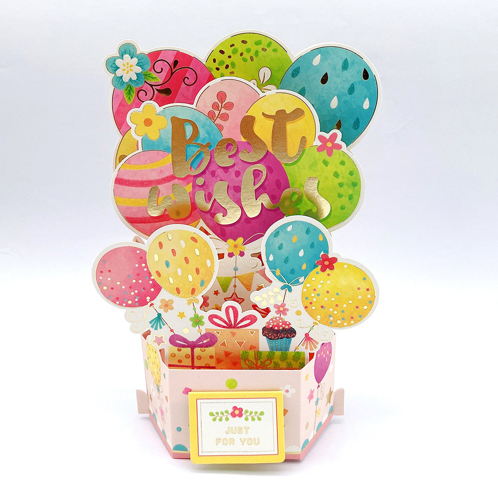 Wholesale Mother's Day 3D Paper Sculpture Greeting Card Decorative Ornaments