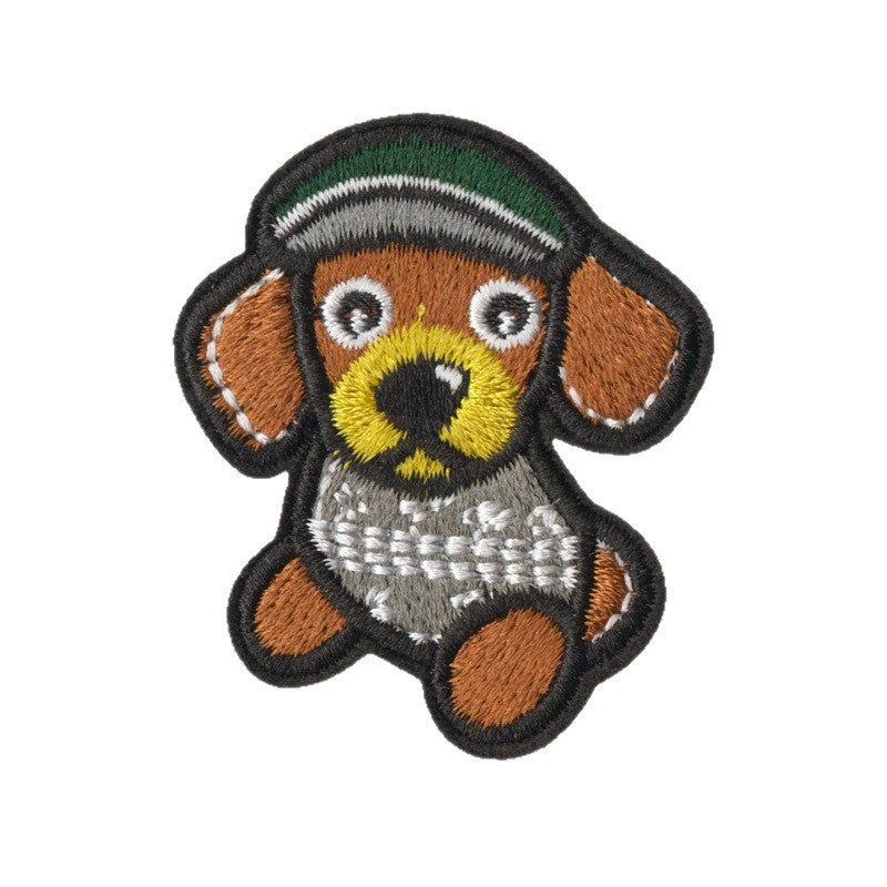 Wholesale Cute Cartoon Puppy Embroidered Iron On Patches 9 Piece Set For DIY Clothing Bags Hats Decorative Accent