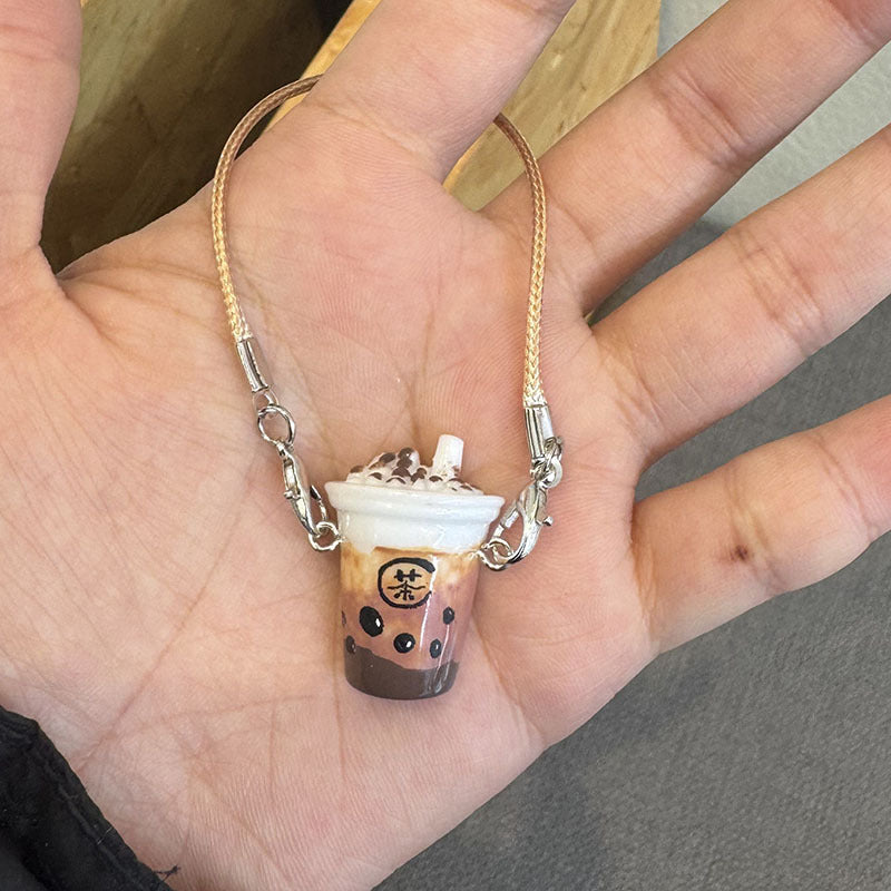 Wholesale  Mini Emulation Milk Tea Cup  Doll Accessories