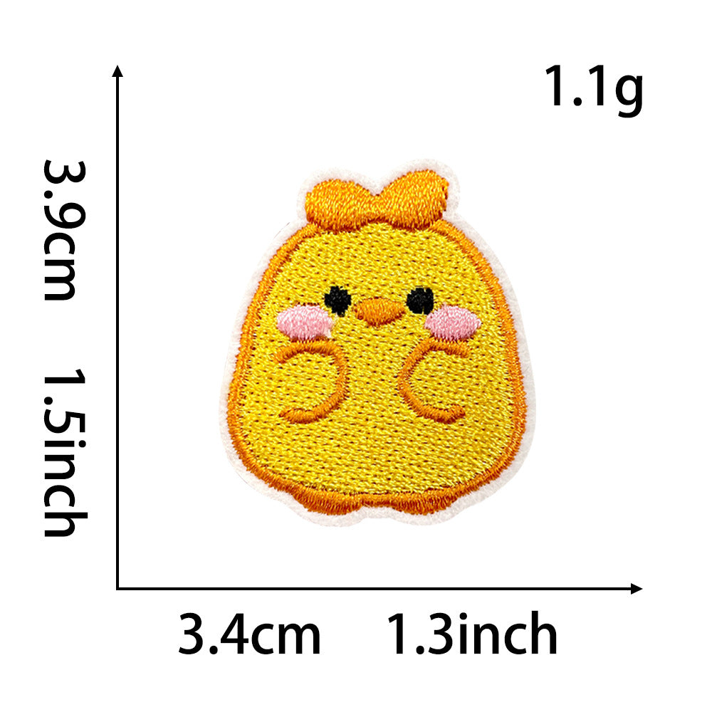 Wholesale Stylish Panda Embroidered Patch Self Adhesive Applique For Coats Trendy Fashion Accessory Boutique Gift For DIY Crafting