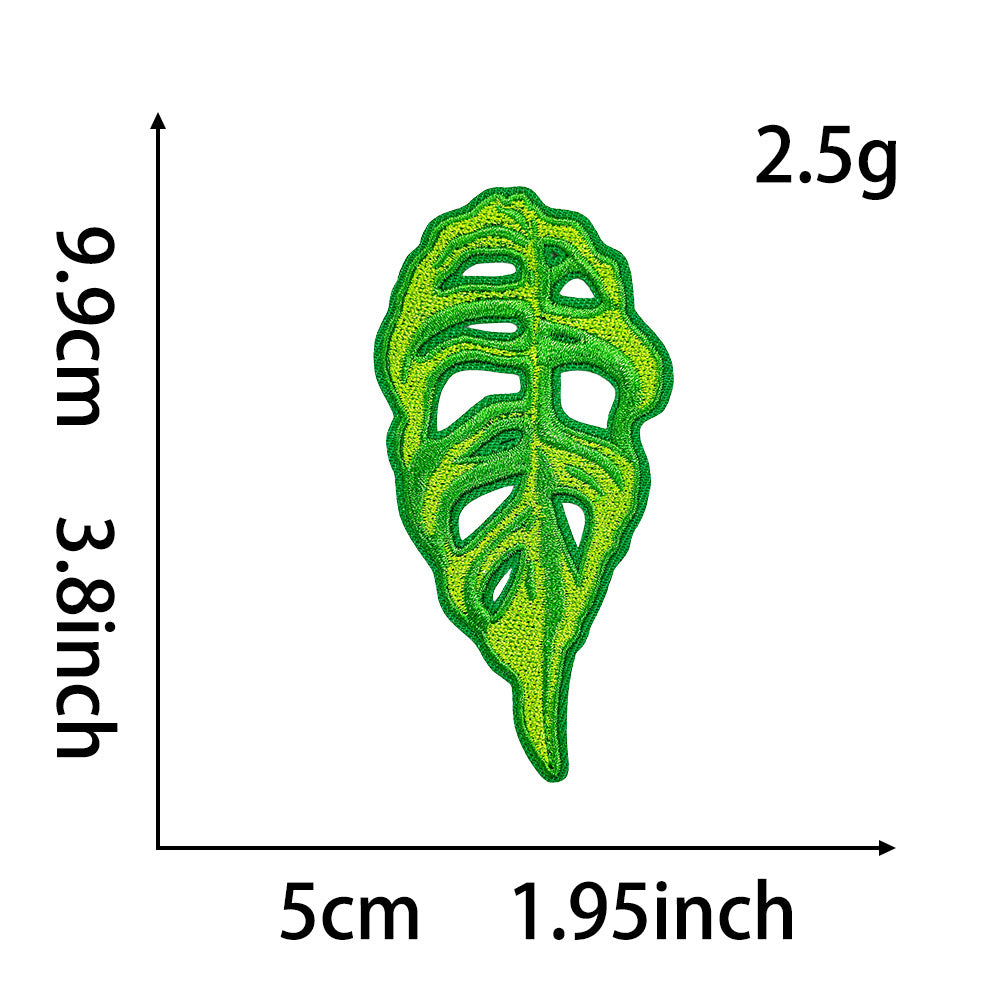 Wholesale Trendy Embroidered Plant Patches With Hot Melt Backing Cactus Sunflower Monstera Design For DIY et Decor And Boutique Craft Supply