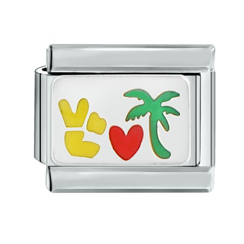 Wholesale Italian Charm Bracelet 9mm DIY Splicing and Removable Stainless Steel Funny Composable Bracelet