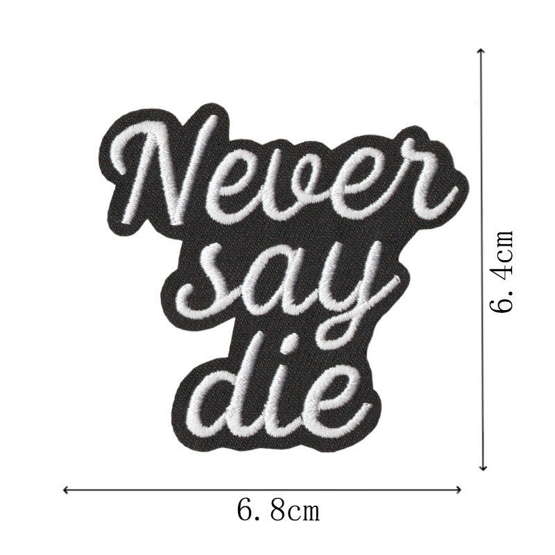Wholesale Alphabet Women Empowerment Slogan Embroidered Patch
