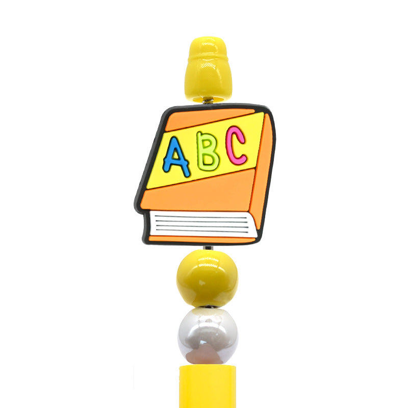 Wholesale Random 100pcs Cartoon School Series Focal Beads