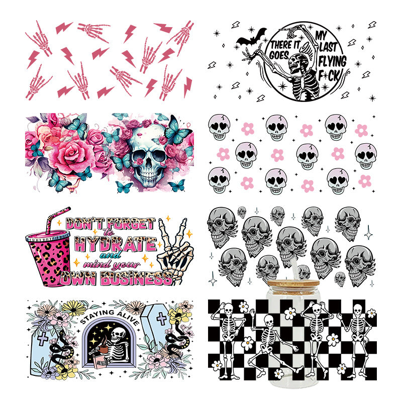 Wholesale UV Transfer Paste Glass Crystal Label Crystal Paste 16OZ UV DTF WRAPS