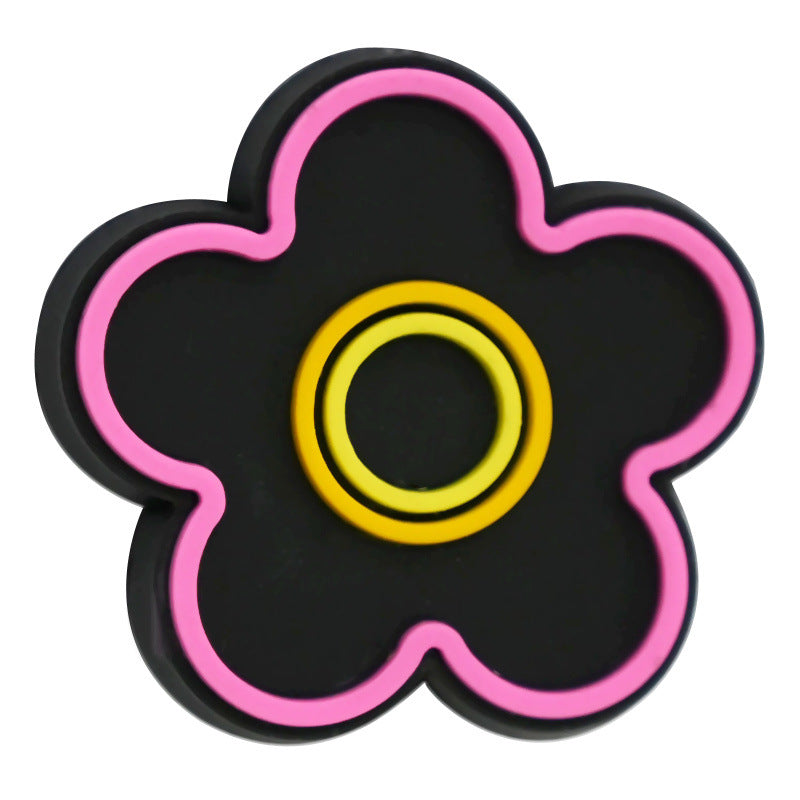 Wholesale  Random 100pcs/pack Oil painting series with string beads   Focal Beads