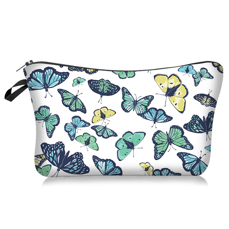 Wholesale Butterfly Series Cosmetic Bag Portable Travel Bag Toiletry Bag