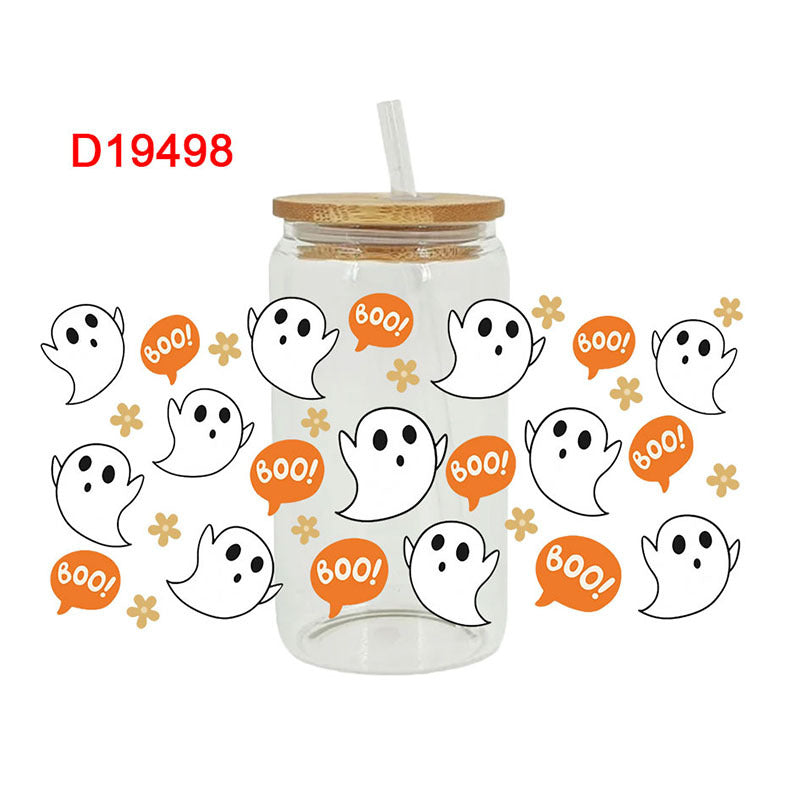 Wholesale UV Transfer Paste Glass Crystal Label Crystal Paste 16OZ UV DTF WRAPS 23cmX11cm
