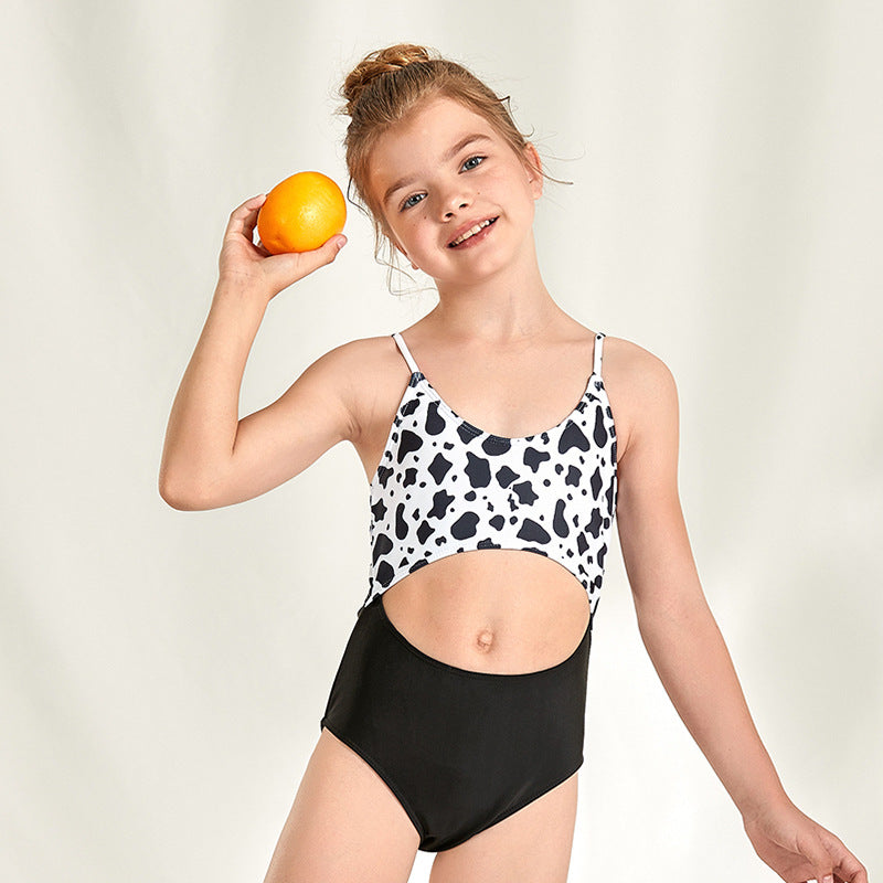 Wholesale Kids One Piece Comfortable Backless Swimwear
