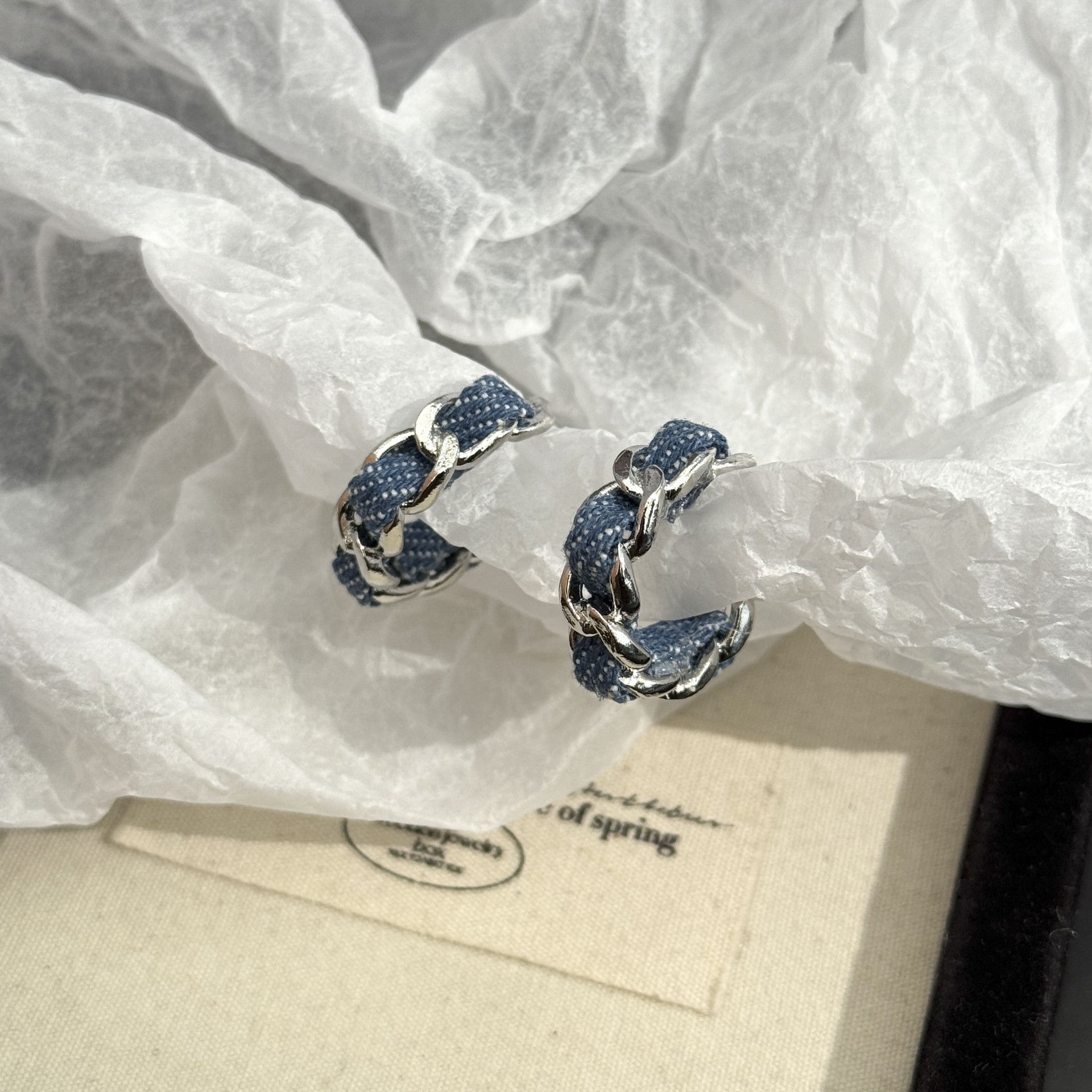 Wholesale Retro C Shaped Metal Earrings Geometric Oval Design Everyday Wear Boutique Resale