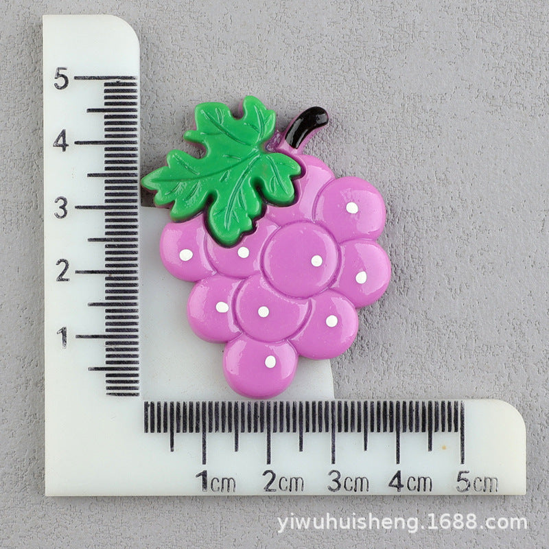 Wholesale 50pcs DIY Watermelon Strawberry Pineapple Fruit Homemade Cream Glue Resin Hole Shoe Patch FlatBack