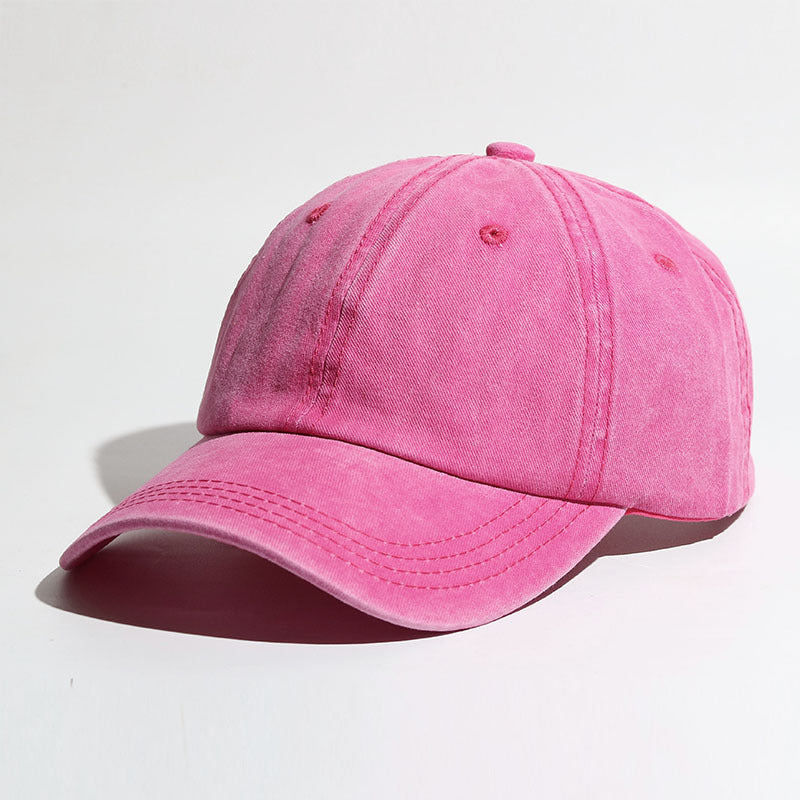 Wholesale Rockery Embroidery Washed Cotton Ponytail Baseball Cap