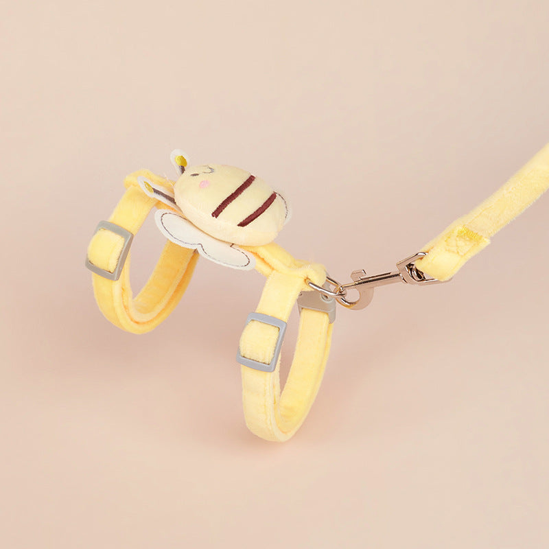Wholesale Bee Pattern I-Shaped Nylon Leash