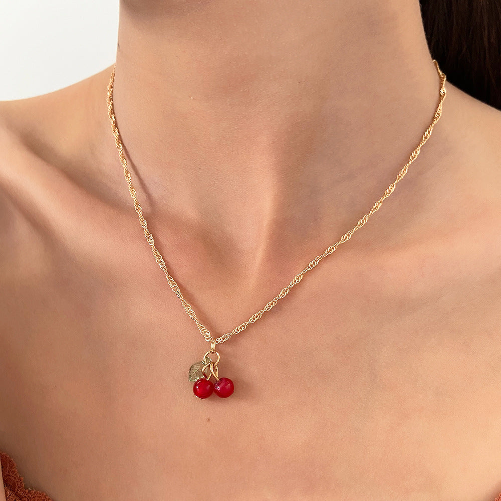 Wholesale Cherry red choker necklace