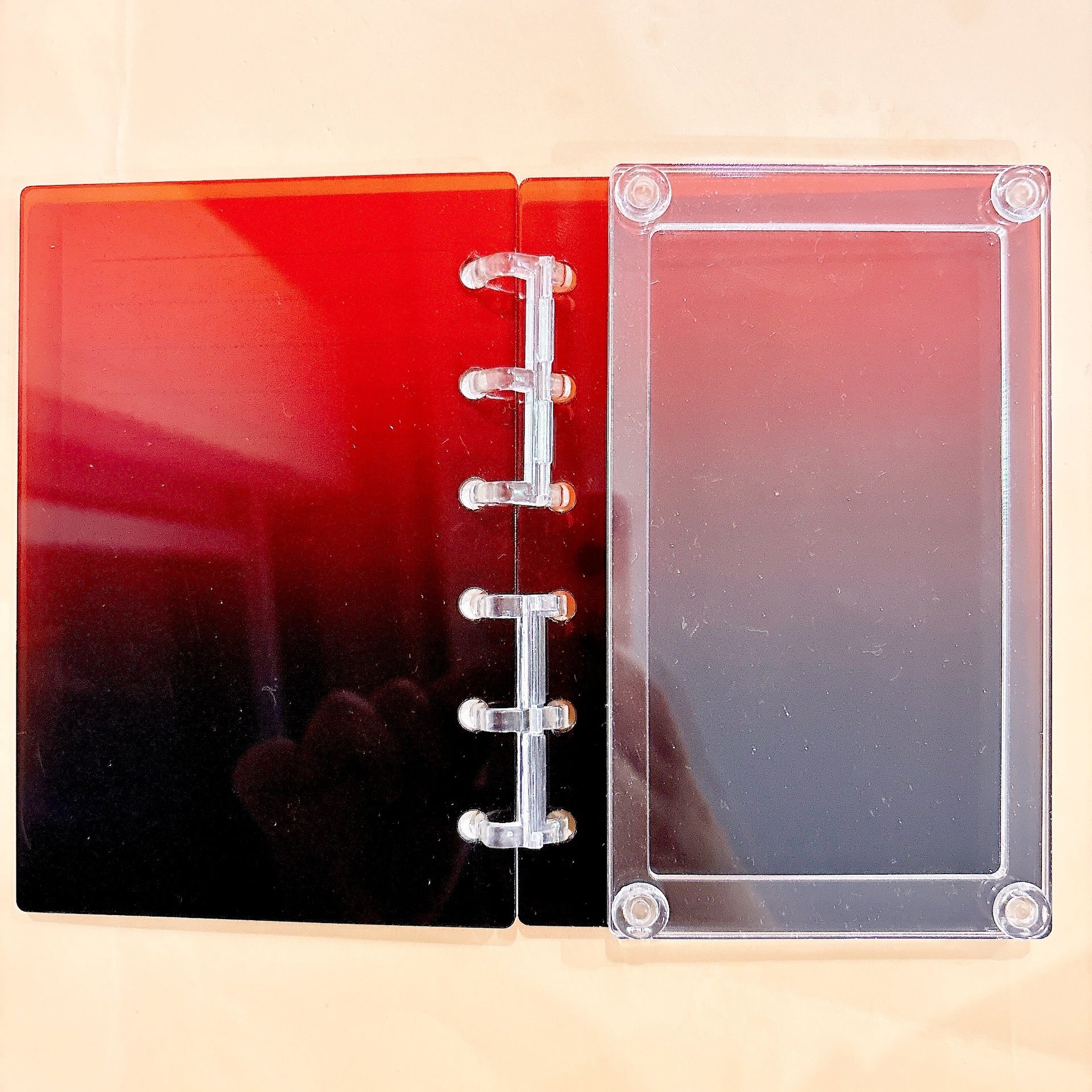 Wholesale Color gradient shake acrylic notebook explosions exquisite loose-leaf  A7A5