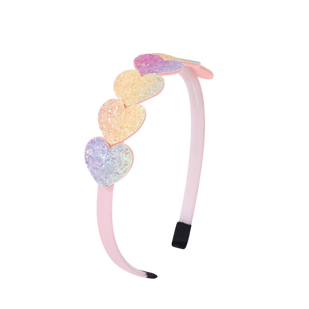 Wholesale Children's Candy Color Love Headbands