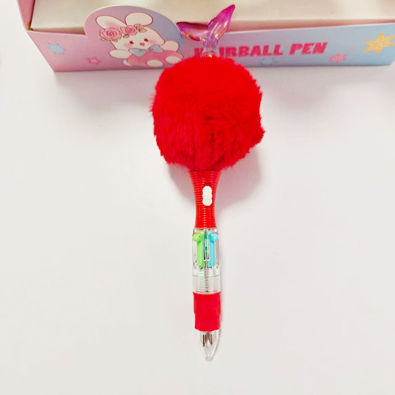 Wholesale Popular Creative DIY Four Color Pom Light Pen special