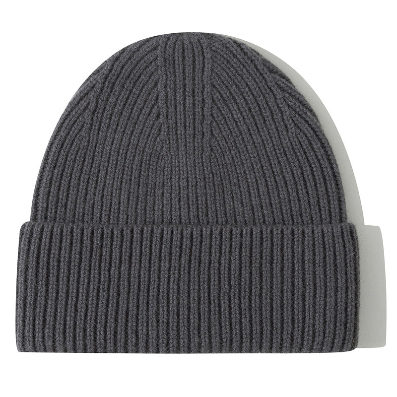 Wholesale Thick Pure Wool Beanie Winter Hat
