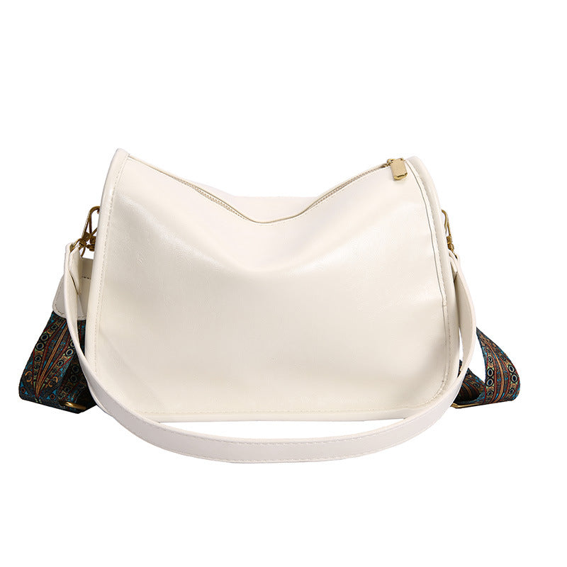 Wholesale 2023 Autumn Oil Wax Leather Large Capacity Retro Shoulder Bag