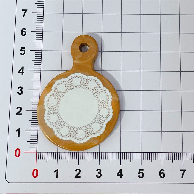 Wholesale Miniature placemats, pizza pans  trays  bread ornaments Doll Accessories