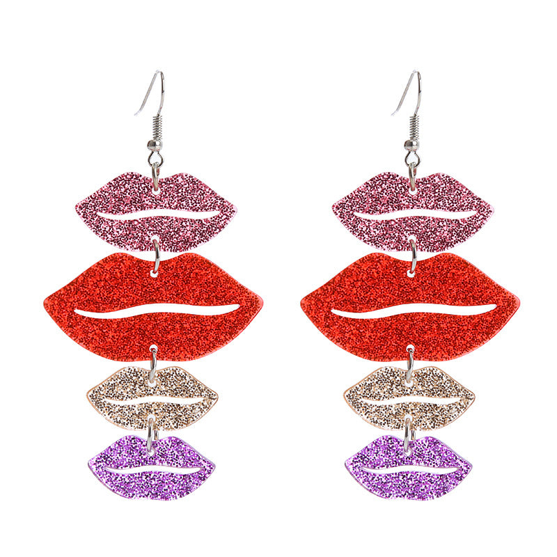 Wholesale Valentine's Day Love Acrylic Earrings
