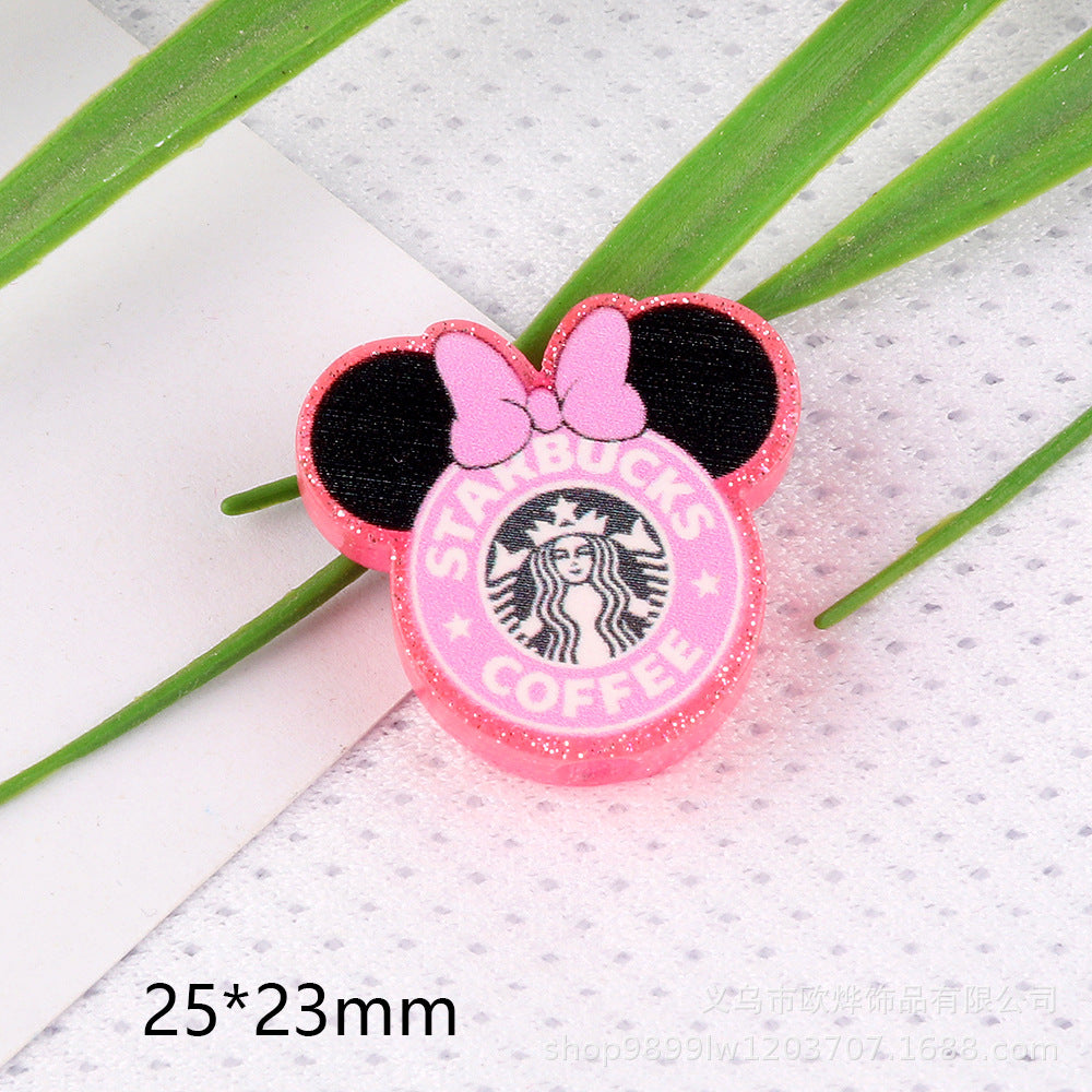 Wholesale 10pcs Cute cartoon characters Flatback