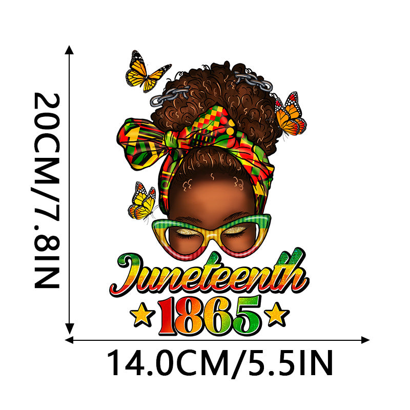 Wholesale 10pcs Black June Festival UV DTF Ready to Press Transfers Wraps