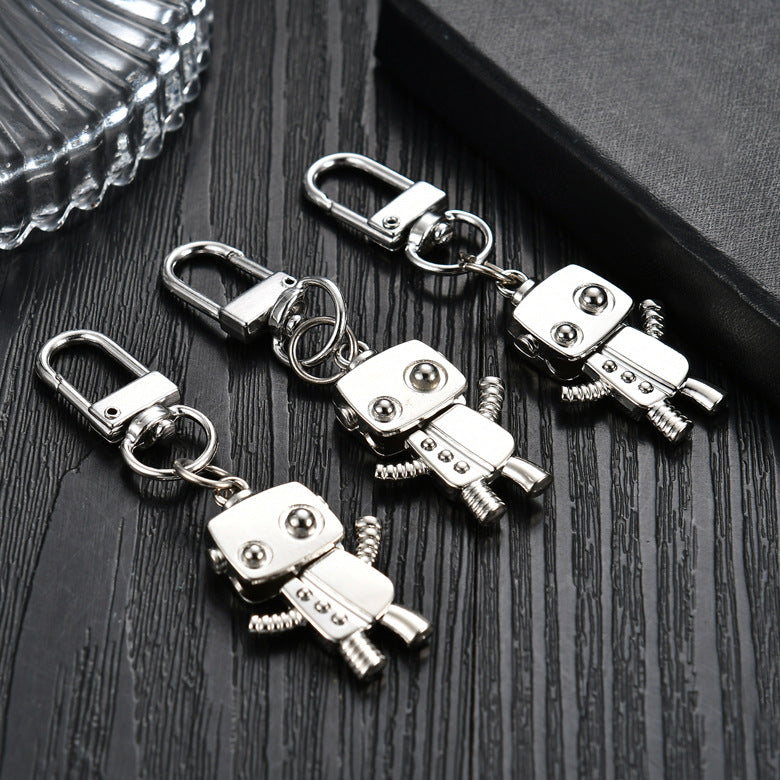 Wholesale Actionable Robot Alloy Keychains