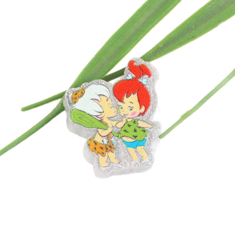 Wholesale 10pcs Cute cartoon characters Flatback