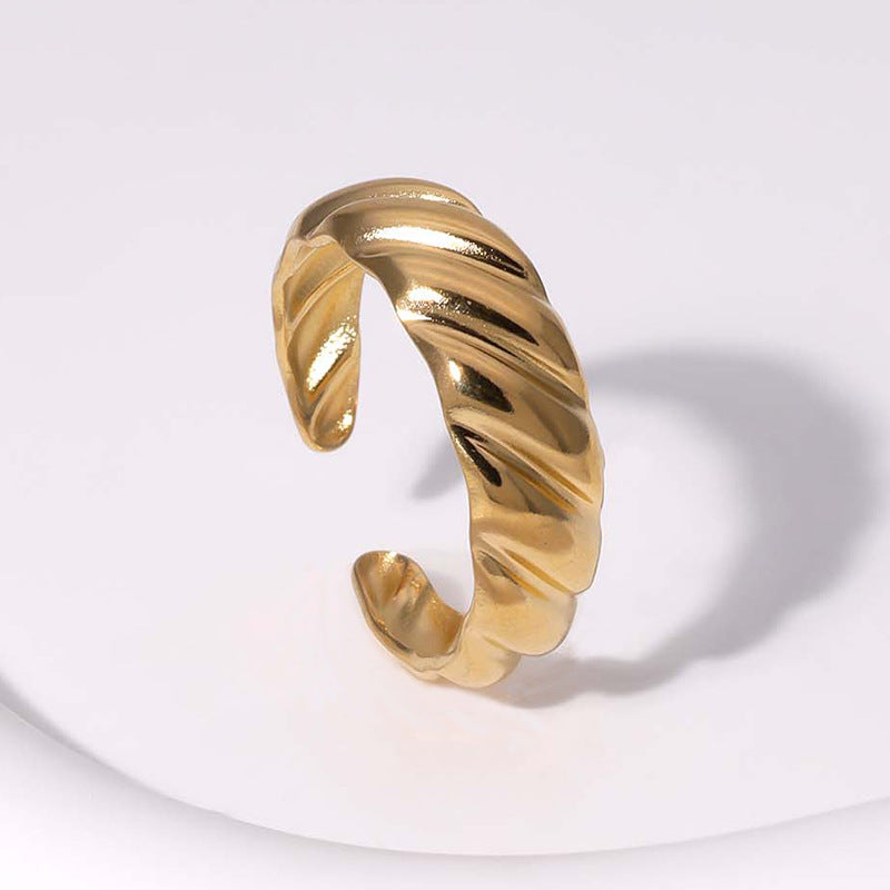 Wholesale Open-Style Stainless Steel Ring — Minimalist &  Understated Design ( Non-Fading)